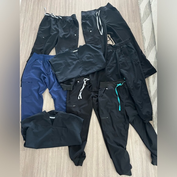 Scrubstar Navy Scrub Joggers - Picture 3 of 3